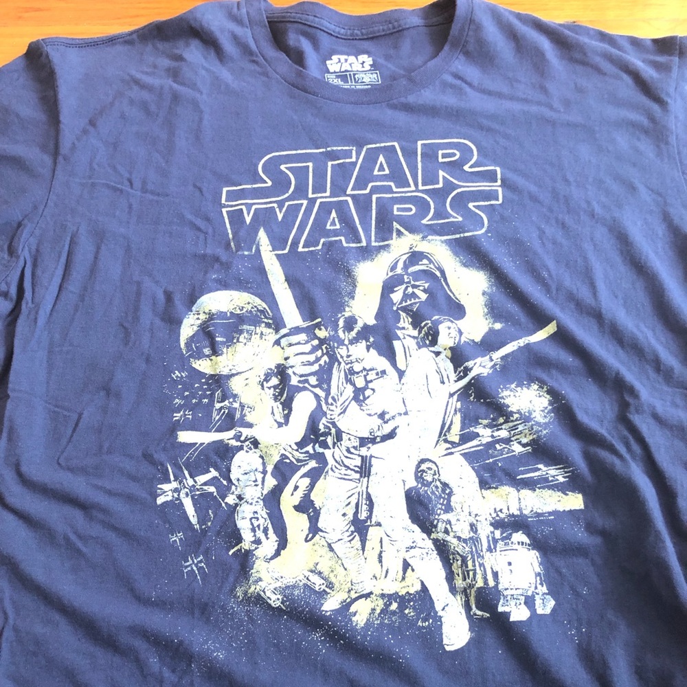 Star Wars Return of the Jedi Blue shirt 2XL
